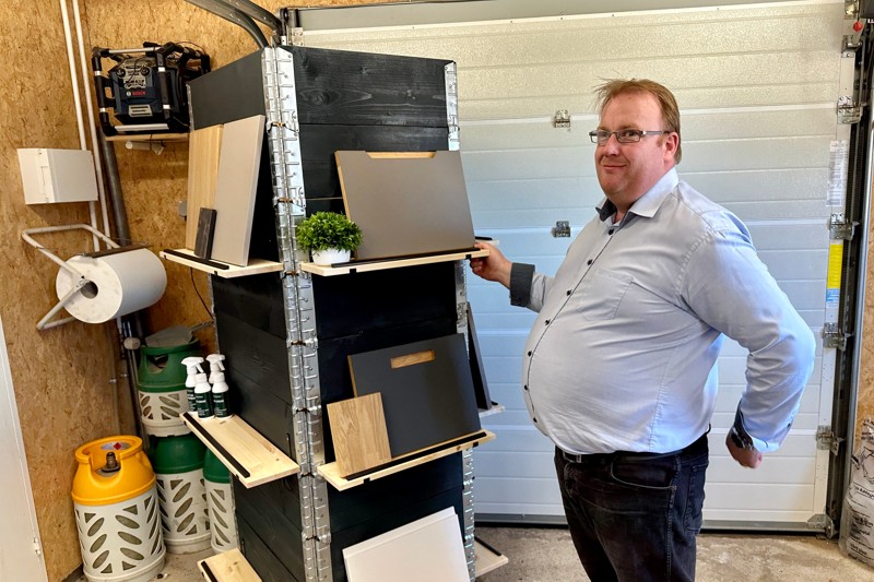 Lige nu mangler Johnni Sørensen et showroom, men det er planen, at han etablerer en udstilling i Bedsted.