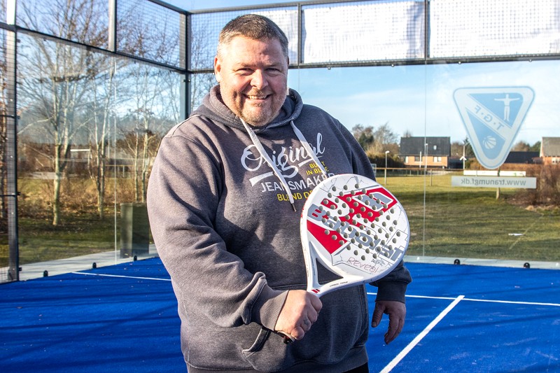 Peter Andersen er formand for padel-udvalget i Tranum Gymnastik og Idrætsforening.