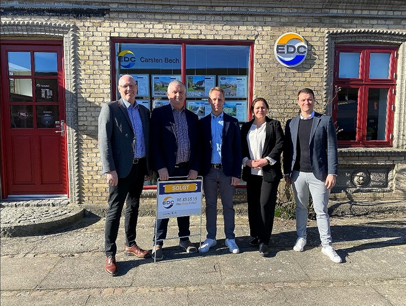Fra venstre: Peter Laursen, Carsten Bech, Thomas Jensen, Anja Maria Holmgren og Anders Albrecht Andersen.