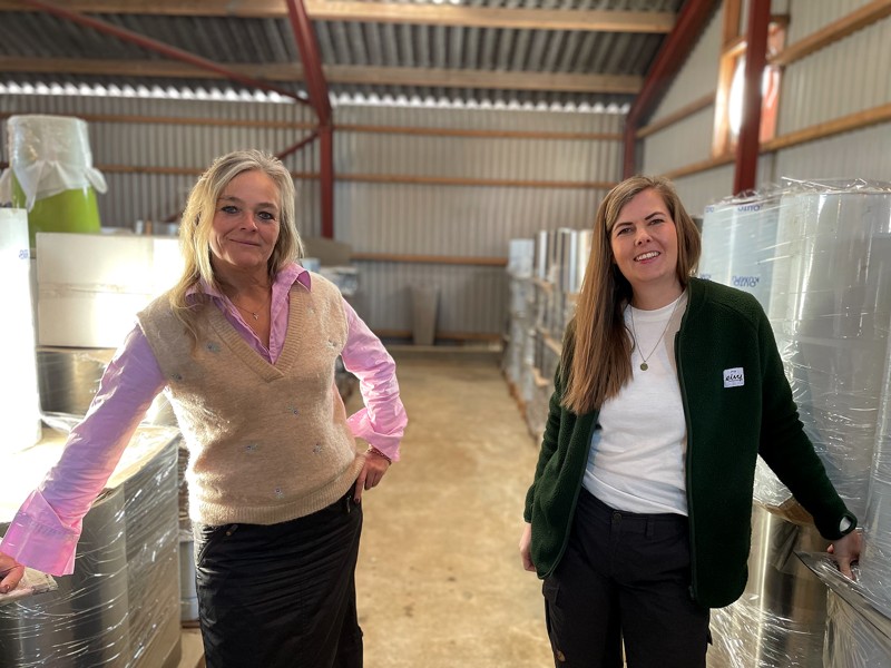 Anne Ranch, Greenbutton og Mette Vinther Kristensen, HØ Stål – har fundet hinanden i et nyt samarbejde.