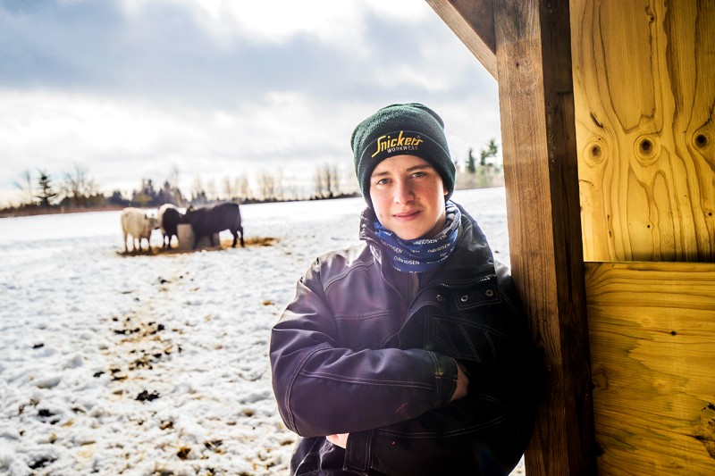 Gustav elsker at passe dyr. Efter skolen regner han med at uddanne sig til landmand.