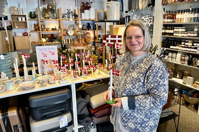 - Jeg har allerede solgt overraskende mange af dem, fortæller Wiibens ejer, Ulla Christensen.