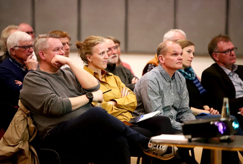 Der var til onsdagens arrangement i Skagen Kultur- og Fritidscenter mødte flere op, end ved det første møde. I alt 139 deltog i aftenens arrangement.