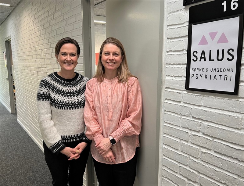 To speciallæger i børne og ungepsykiatri, Rebekka Perlick (tv) og Susanne Iversen, har indgået en aftale med Region Nordjylland.
