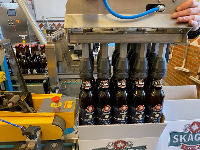 Skagen Bryghus har brygget en helt ny øl - til det caféen i det lokale motormuseum, "Maskinrummet". 