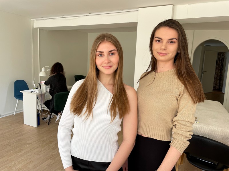 Daria Leasco og Oxana Preadco har sammen åbnet en skønhedsklinik i Hadsund.