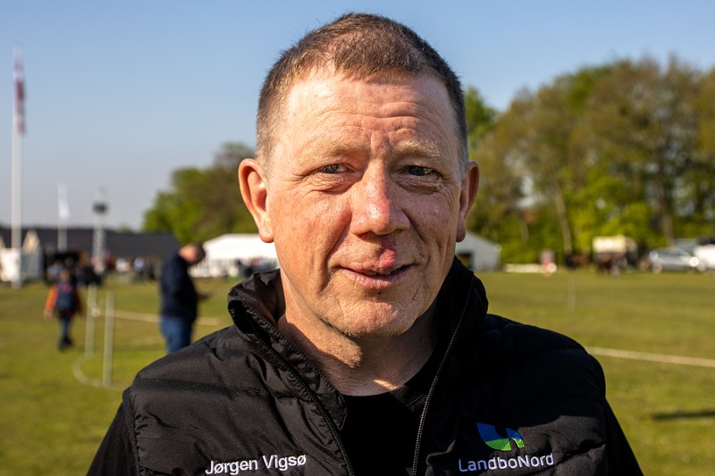 En stolt formand for Fjerritslev Dyrskue, Jørgen Vigsø, kunne ved dagens slutning konstatere, at dyrskuet havde været en stor succes.