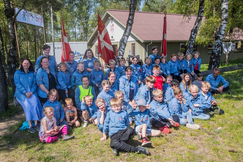 FDF’erne i Øster Hassing fejrede 60-året med en "lejr i by"