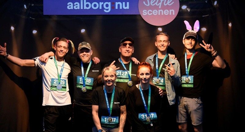 Der er god stemning til Aalborg Halvmarathon. 