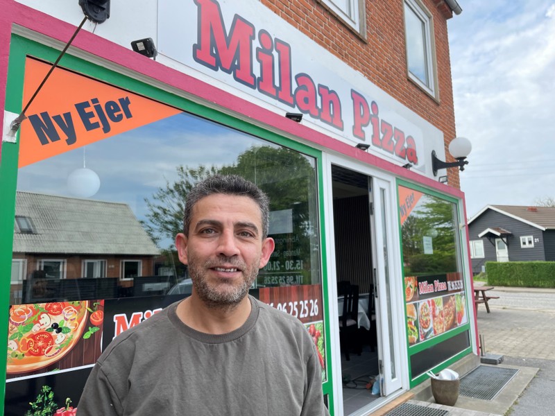 Hussein Alkathab åbner Milan Pizza på Norgesvej i Hjørring.