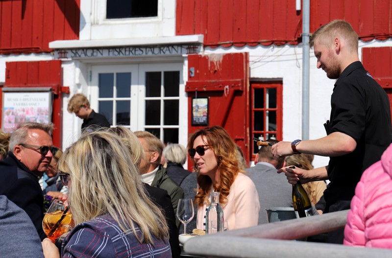 Skagen Fiskerestaurant satte rekordomsætning fredag og lørdag i Kristi Himmelfartsferien.