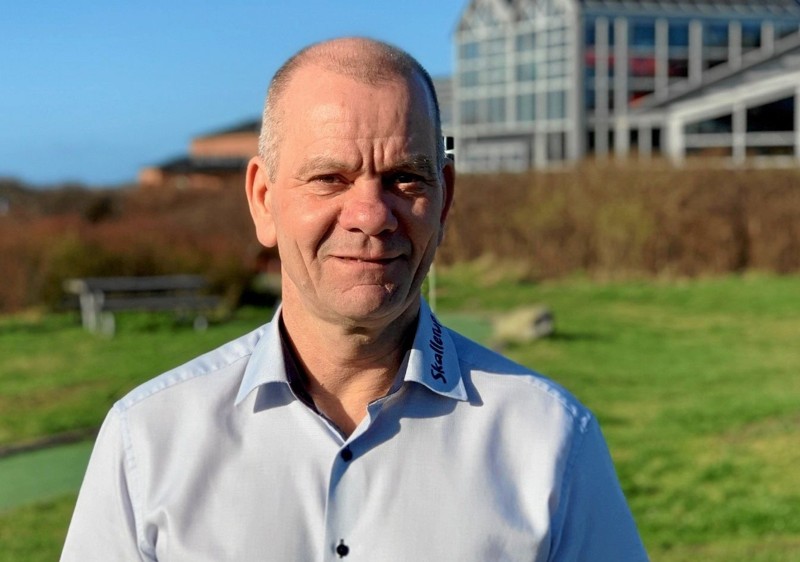 Direktøren i Skallerup Seaside Resort, Jørgen Høll, glæder sig til at tage de nye faciliteter i brug.