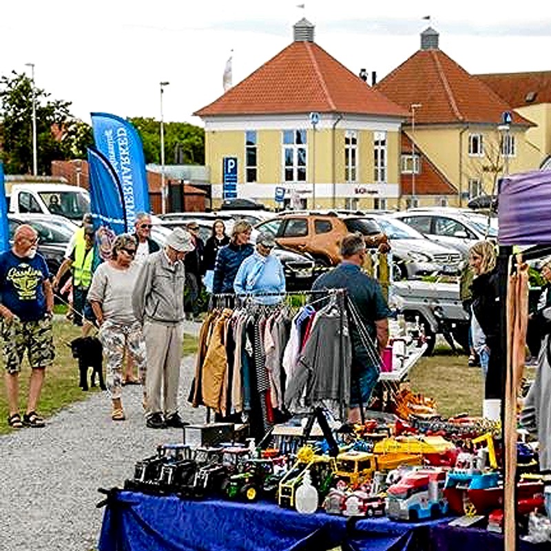 Fra tidligere års kræmmermarked på Skolemarken i Skagen, hvor det også afholdes i år.