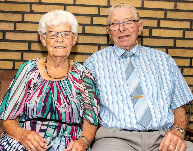 Ruth og Arne Christensen kan 9. august fejre krondiamantbryllup.