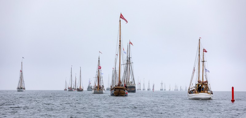 Løgstør sætter rammen for Maritim Festival, når over 60 store træskibe starter kapsejladsen ”Limfjorden Rundt” mandag den 11. september.